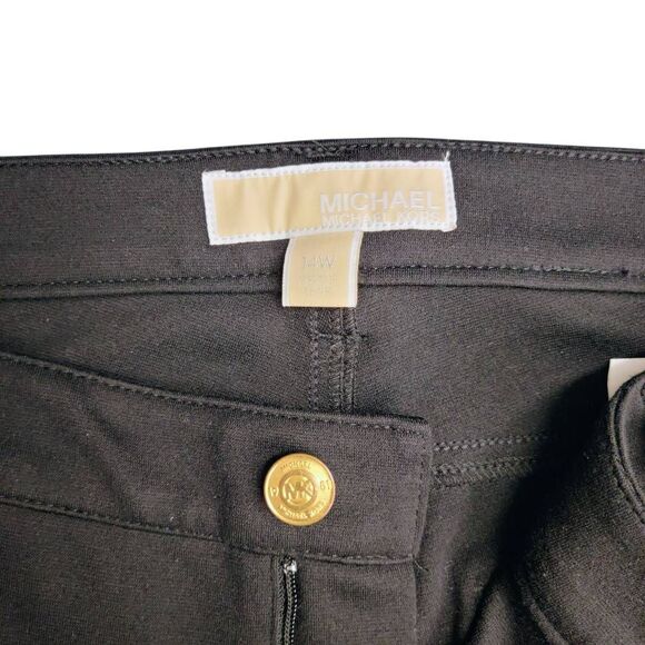 Michael Kors Black Stretchy Professional Preppy Business Casual Trousers Pants - Picture 7 of 9